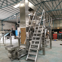Plate-forme de support mobile en acier inoxydable pour peseuse multi-têtes Application alimentaire Matériau d'emballage en plastique Remplissage facile à utiliser