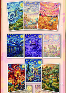 MS Vente en gros à bas prix <span class=keywords><strong>Pokémon</strong></span> Wonderland Paper Premium Fan Art Borads Cartes de collection Impression couleur intégrale portable Boîte mystère - Product Image 5