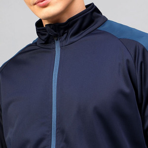 Ensemble 2 pièces pour homme, survêtement zippé de qualité supérieure, veste zippée et pantalon de jogging, logo personnalisé, vêtements de sport de fitness, survêtement - Product Image 3