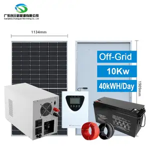 Off Grid Supplier Solar Power System Home 10kw 5kw Roof Install Solar Kits For Home