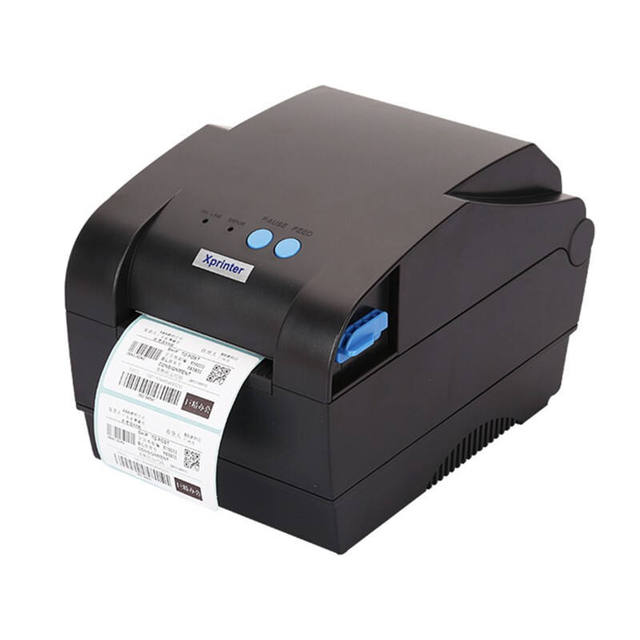 Xprinter XP-330B 3 Inch Thermal Shipping Label Printer Black Barcode Printer with USB and BT in Stock CE FCC RoHS CCC