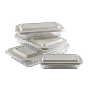 Ustensiles <span class=keywords><strong>de</strong></span> cuisson en verre à bon <span class=keywords><strong>prix</strong></span> avec couvercles, plaque <span class=keywords><strong>de</strong></span> cuisson durable pour four, ensemble <span class=keywords><strong>de</strong></span> ustensiles <span class=keywords><strong>de</strong></span> cuisson - Product Image 6