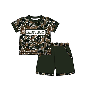 Preventa MOQ 5, 8 Colores, DADDYS BUDDY, Estampado Festivo, Conjuntos de Verano para Niñas, Spandex Suave/Algodón Orgánico, Boutique Trendyism, Ropa para Hermanos - Product Image 6