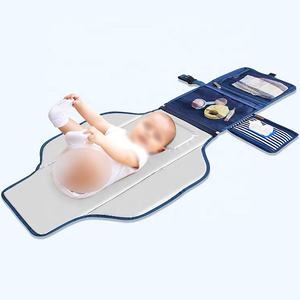 <span class=keywords><strong>Cambiador</strong></span> de Bebé Multifuncional con Bolsillo para Toallitas y Cojín para la Cabeza, Bolsa de Almacenamiento Multiusos para Mujer - Product Image 2