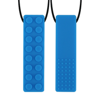 Collier de dentition sensoriel sans bpa pour enfants, jouet organique, doux, personnalisé, à mâcher, lot pour enfants, nouvelle collection
