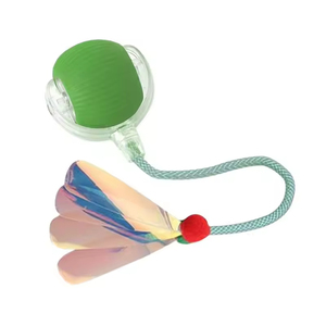 <b>Interactive</b> Automatic Moving <b>Cat</b> <b>Toy</b> Ball with Replaceable Tail Food Grade Silicone Cute Design for Indoor Use - Product Image 3