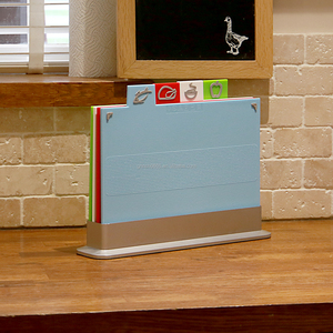 Ensemble de planches à découper colorées antidérapantes avec support - Product Image 6