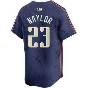 Josh Naylor de los Cleveland Guardians # Camiseta de Béisbol Juvenil Navy City Connect 23 para Niños de 4 a 20 Años, Absorbe la Humedad - Product Image 3