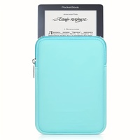Tas Pelindung D7 dengan Penutup Ritsleting untuk E-Reader 6,8 inci hingga 7 inci Kobo Libra 2/H2O & Kindle Paperwhite