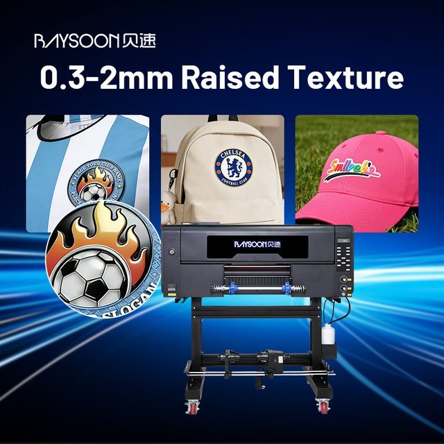 Baysoon Full-Automatic UV DTF Flatbed Printer A3/A3 XP600 Compatible Epson Head for Neon TPU Shoe Sole and Cup Label Printing