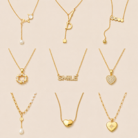 Colliers et chaînes ras-du-cou personnalisés en acier inoxydable plaqué or 18 carats, hypoallergéniques et inaltérables, bijoux de mode raffinés