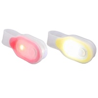 Lentera Luar Ruangan Berkemah Lampu Berkedip Merah Putih 48 Senter LED Mini Portabel Lampu Senter Saku Fleksibel USB Dapat Diisi Ulang
