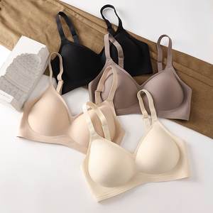 Surface photosensible sans couture dos <span class=keywords><strong>nu</strong></span> intimes push-up soutenant les petits seins belles jantes soutien-gorge mince d'été pour femmes - Product Image 2