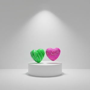 Cross Border New Needoh Ice Cube Kneading Pressure Reducing Toy Slow <b>Rebound</b> Flowing Patterns Heart Shaped Malt Sugar Wholesale - Product Image 4