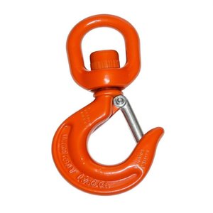 Crochet pivotant en acier allié de qualité 80, peint, certifié CE, accessoires de levage et d'ancrage - Product Image 2