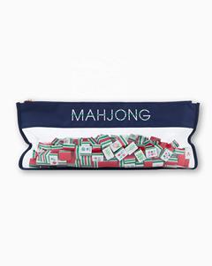 24 Oh My Mahjong Tessere Mahjong Nantucket Rosse Americane in Acrilico con 160 Carte Incise, Gioco di Lusso e Regalo di Natale - Product Image 6