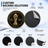 Écusson thermocollant personnalisé en métal Ligue des Champions, badge logo d'équipe de football sportif, écusson de football lenticulaire, écusson 3D en TPU pour maillot