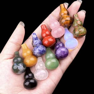 Offre Spéciale : Artisanat de Calabash en Matériaux Naturels Mixtes (Quartz Rose, Améthyste) pour <span class=keywords><strong>la</strong></span> Décoration - Product Image 6