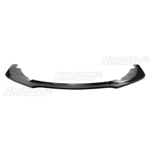 Pour Ford Mustang MP Concepts GT500 2015-2022 : Lame de pare-chocs avant, séparateur, spoiler, diffuseur, style fibre de carbone noir brillant - Product Image 6