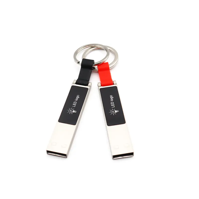 Mini usb flash drive led key 1gb stick pendrive 64gb custom memory stick wholesale free sample thumb memorias usb disk flashdisk