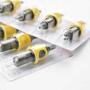 Agujas de Cartucho Desechables para Tatuajes con Membrana 3RS 3RL, Aguja Redonda de Silicona para Máquina de Tatuar - Product Image 2