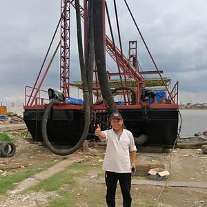 Xách tay 6 inch Vàng cát khai thác mỏ NẠO VÉT Máy bơm hiệu quả máy bay phản lực hút <span class=keywords><strong>dredger</strong></span> với động cơ nổi tiếng thành phần cốt lõi động cơ - Product Image 1