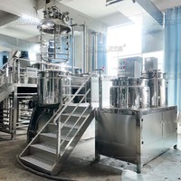 Mélangeur homogénéisateur sous vide électrique SIPUXIN à prix d'usine pour la production de crèmes, lotions et cosmétiques