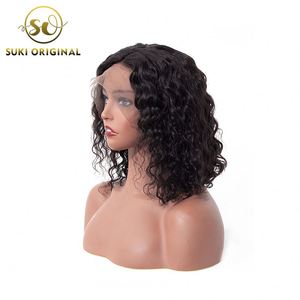 12a 1b 130 150 180 200 Nature Human <span class=keywords><strong>Hair</strong></span> Deep Wave Front Lace Wigs - Product Image 6