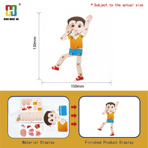 Kit de Modelo del Cuerpo Humano Hanwenge de EVA, Articulaciones Móviles Suaves, Juguete de Anatomía, Rompecabezas Educativo STEM para Niños, Aprendizaje de Ciencias Médicas - Product Image 2