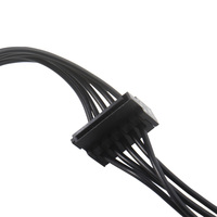 Cable Mini de 6 pines a 3 SATA de 65CM, Cable de fuente de alimentación de 15 Pines, Mini IDE Molex a 3 X Cable divisor SATA macho de 15 pines