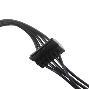 65cm mini 6 pin đến <span class=keywords><strong>3</strong></span> SATA Cáp 15 pin cung cấp điện cáp mini <span class=keywords><strong>IDE</strong></span> Molex đến 3x15 pin nam Sata Splitter Cáp - Product Image 4