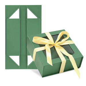 Boîte cadeau en carton magnétique pliable de luxe personnalisée pour bijoux, pour cadeau de mariage, cadeau de <span class=keywords><strong>demoiselle</strong></span> d'honneur, arrangement floral - Product Image 1