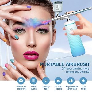 Pistolet à air comprimé électrique polyvalent et portable pour tatouages Nail Art Teinte Teinture Sourcils Maquillage Peinture Pulvérisateur Aérographe Machine - Product Image 2