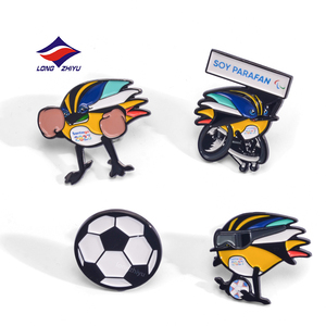 Spilla da bavero in lega di zinco a caldo, regali souvenir, spilla smaltata sportiva personalizzata 3D, spille distintive per Judo, Rugby, Basket, Calcio - Product Image 5