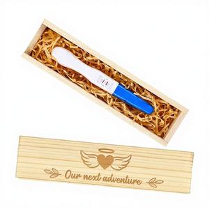 Boîte d'<span class=keywords><strong>annonce</strong></span> de <span class=keywords><strong>grossesse</strong></span> ovale gravée et écologique, boîte <span class=keywords><strong>personnalisée</strong></span> pour test de <span class=keywords><strong>grossesse</strong></span>, boîte à souvenirs DIY en tilleul <span class=keywords><strong>personnalisée</strong></span> pour papa - Product Image 3
