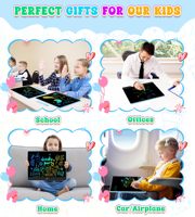 Tablette d'écriture LCD portable de 13, 16 et 20 pouces avec support réglable, écran large, bloc de dessin pour enfants