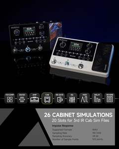 Pedal multiefectos MOOER GE150 Plus Li Black, nuevo, con modelado de amplificador de guitarra, herramienta compacta para jamming, looper, caja de ritmos, 9 horas de batería. - Product Image 5