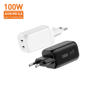 <span class=keywords><strong>Chargeur</strong></span> mural double <span class=keywords><strong>USB</strong></span>-<span class=keywords><strong>C</strong></span> 100W Mini 70W AVS PD3.2 pour iPhone iPad <span class=keywords><strong>Samsung</strong></span> Galaxy, accessoires de charge <span class=keywords><strong>rapide</strong></span> Type <span class=keywords><strong>C</strong></span> - Product Image 5