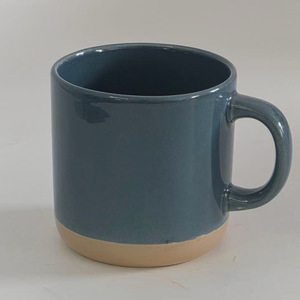 Taza de Cerámica de Color Sólido, Dos Tonos, Gran Capacidad, para Uso en Oficina - Product Image 4