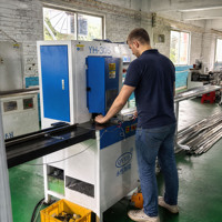 Eckausklinkmaschine 45 Grad Aluminium-Winkelschneidegerät für Lüftungsauslässe und Tür- & Fensterprofilbearbeitung
