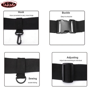 Ceinture de pêche multifonctionnelle TAKEDO avec <span class=keywords><strong>support</strong></span> de canne à pêche en ABS, ceinture en nylon réglable et <span class=keywords><strong>support</strong></span> de canne à verrouillage rapide - Product Image 2
