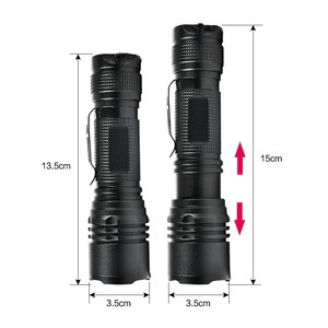 Torcia LED T6 Portatile in Lega di Alluminio, Impermeabile, Magnetica, 1000+ Lumen, Tre Modalità per Attività all'Aperto ed Emergenze, per Uomini e Donne - Product Image 3