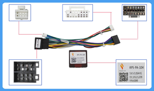 Lemorton <span class=keywords><strong>Peugeot</strong></span> <span class=keywords><strong>406</strong></span> 9 pouces Core autoradio Fascias panneau cadre cadre en plastique ABC harnais <span class=keywords><strong>de</strong></span> voiture CD DVD Android 9 pouces noir 6 mois - Product Image 4