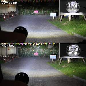 Offre Spéciale 5.75 pouces LED phare rond étanche pour har-ley Davidson Dyna Street <span class=keywords><strong>Bob</strong></span> Super large Glide Low Rider Night - Product Image 3