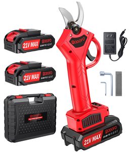 <span class=keywords><strong>Sécateur</strong></span> <span class=keywords><strong>électrique</strong></span> sans fil à moteur sans balais, capacité de coupe de 25 mm, pour <span class=keywords><strong>vigne</strong></span> et pommier, avec 2 batteries, OEM - Product Image 1