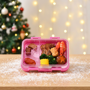 Boîte à lunch personnalisée en Tritan 1-3L, portable, à deux niveaux, rectangulaire, pour enfants et étudiants, avec motif licorne - Product Image 5