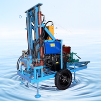 Fabrication efficace de qualité 200m machine de forage d'eau commerciale prix machines de forage de puits de roche