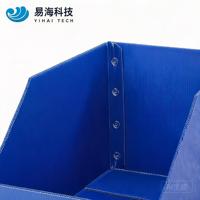 Boîte en plastique ondulé pliable écologique à assemblage rapide sans outils pour l'épicerie et la logistique d'urgence