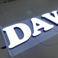 Enseigne en lettres 3D en acrylique personnalisée - Enseigne lumineuse LED pour entreprise et devanture de magasin (directement de l'usine, homologuée UL)