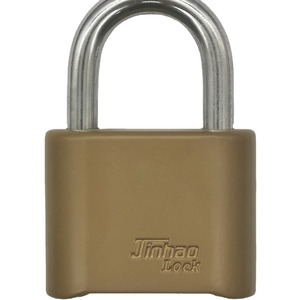 Jinhao Combination Padlock 5.5x11cm Zinc Alloy Rectangular Mechanical <b>Lock</b> For Backpack Warehouse Door Security - Product Image 3